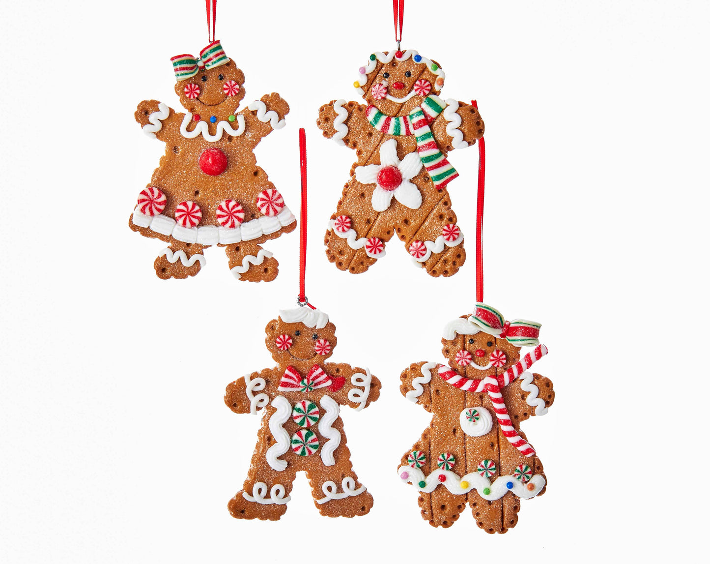 4"GINGERBREAD BOY/GIRL ORNAMENT 4/A
