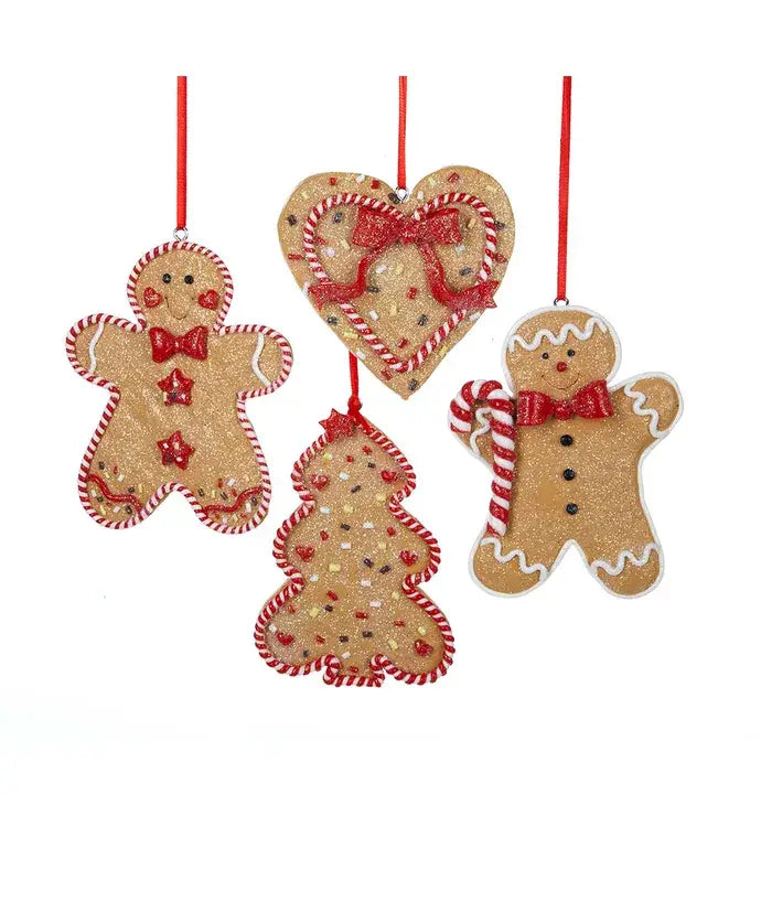 3.4"GINGERBREAD MEN/TREE/HEART 4/A