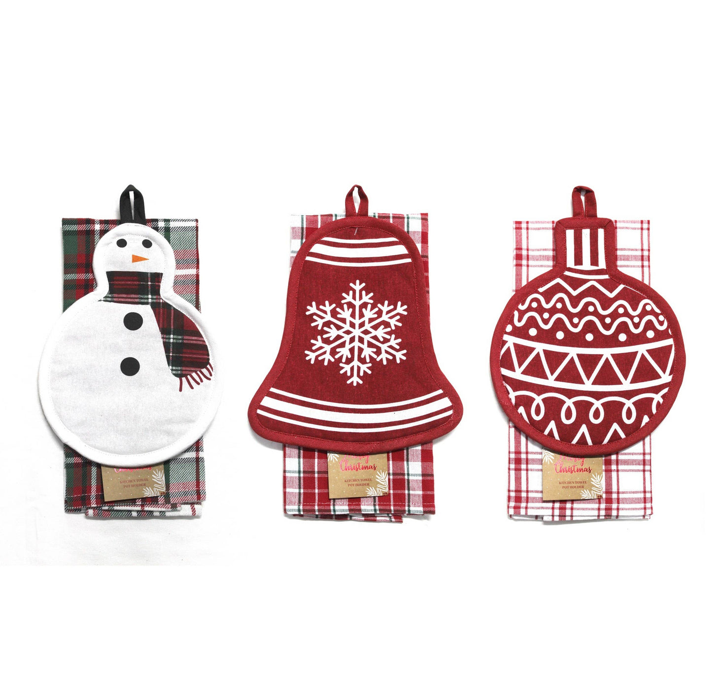 2-Pack Holiday Pot Holder & Kitchen Towel