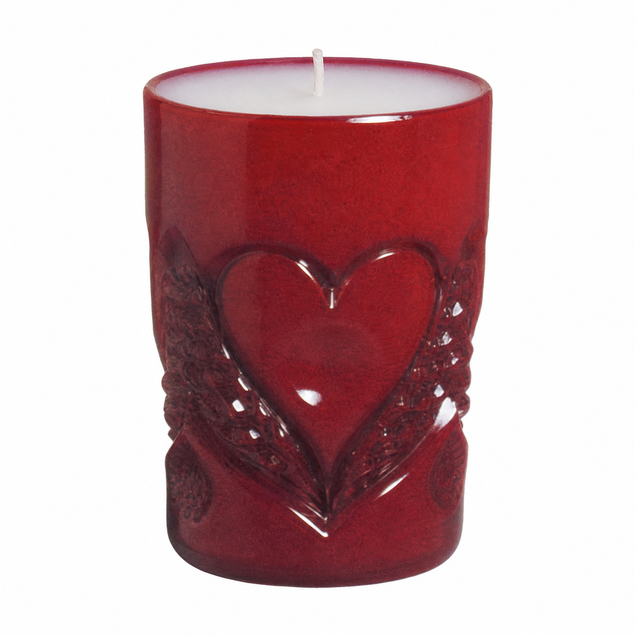 Heart & Thumbprint Tumbler Candle