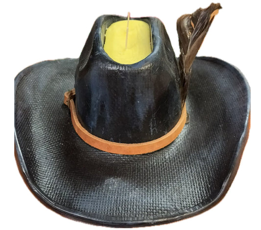 Cowboy Hat Candle – Full-Size Western Showpiece