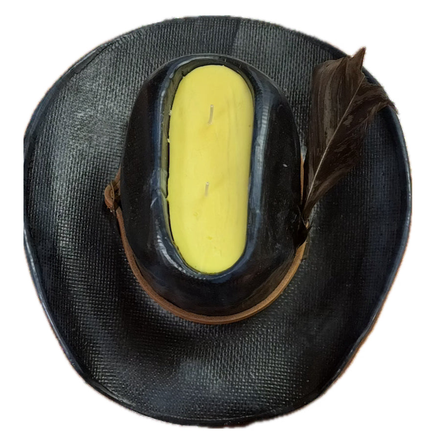 Cowboy Hat Candle – Full-Size Western Showpiece