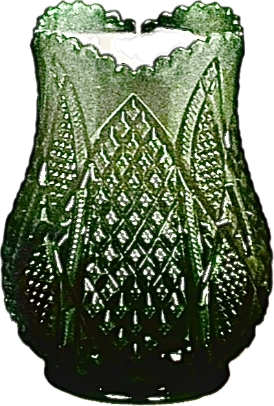 1900 Scalloped Sixpoint Candle