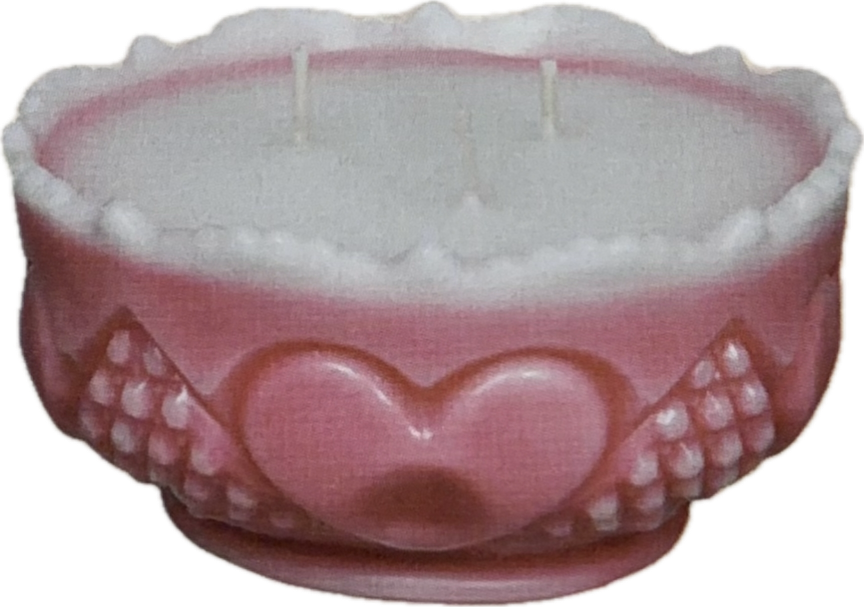 🕯️ Floating Berry Bowl – Triple Wick Sculpted Wax Candle