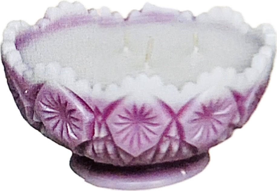 🕯️ Floating Berry Bowl – Triple Wick Sculpted Wax Candle