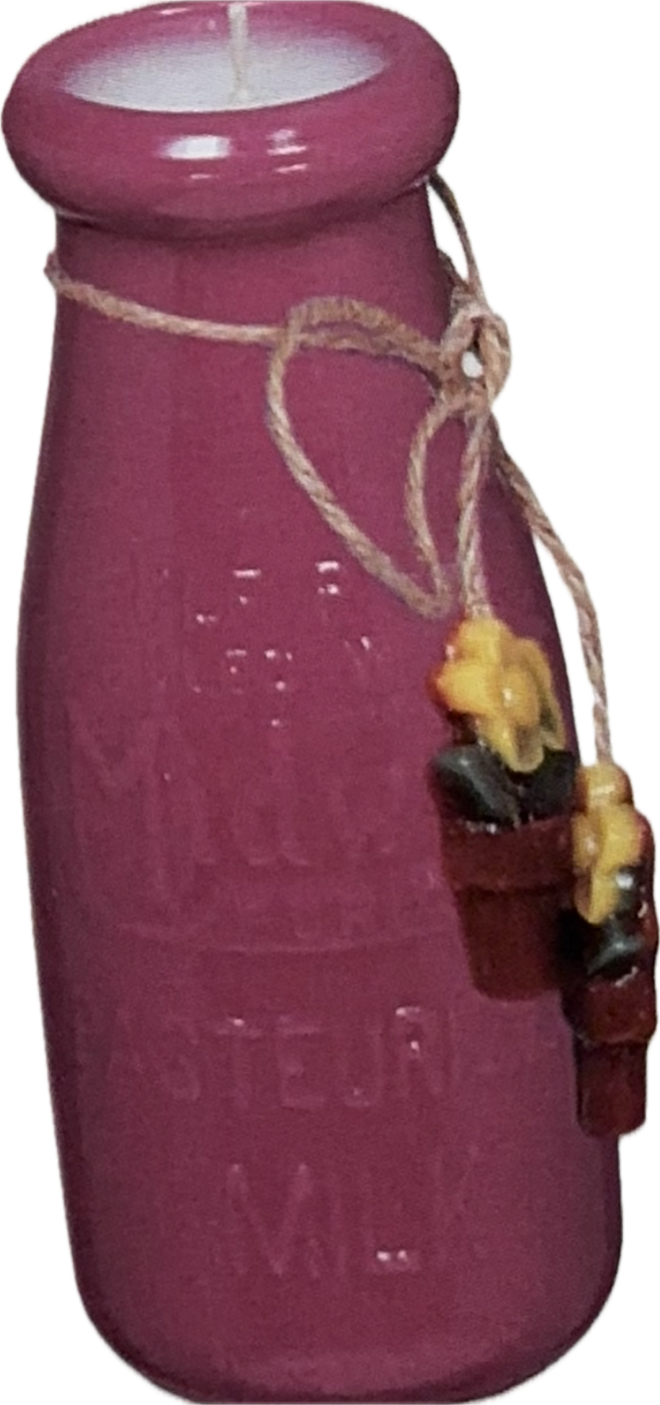 Milk Bottles Half Pint Candles