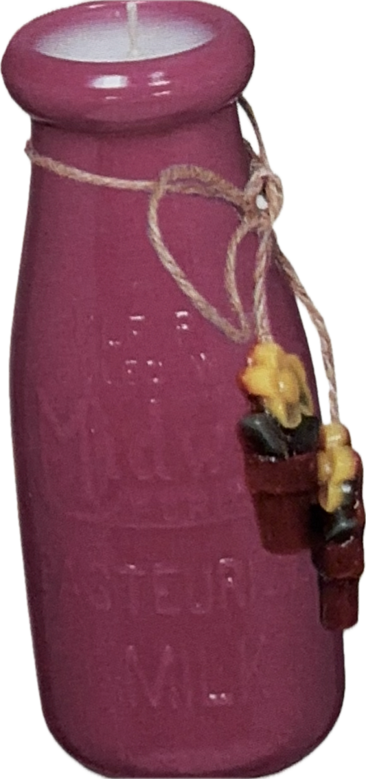 Milk Bottles Half Pint Candles