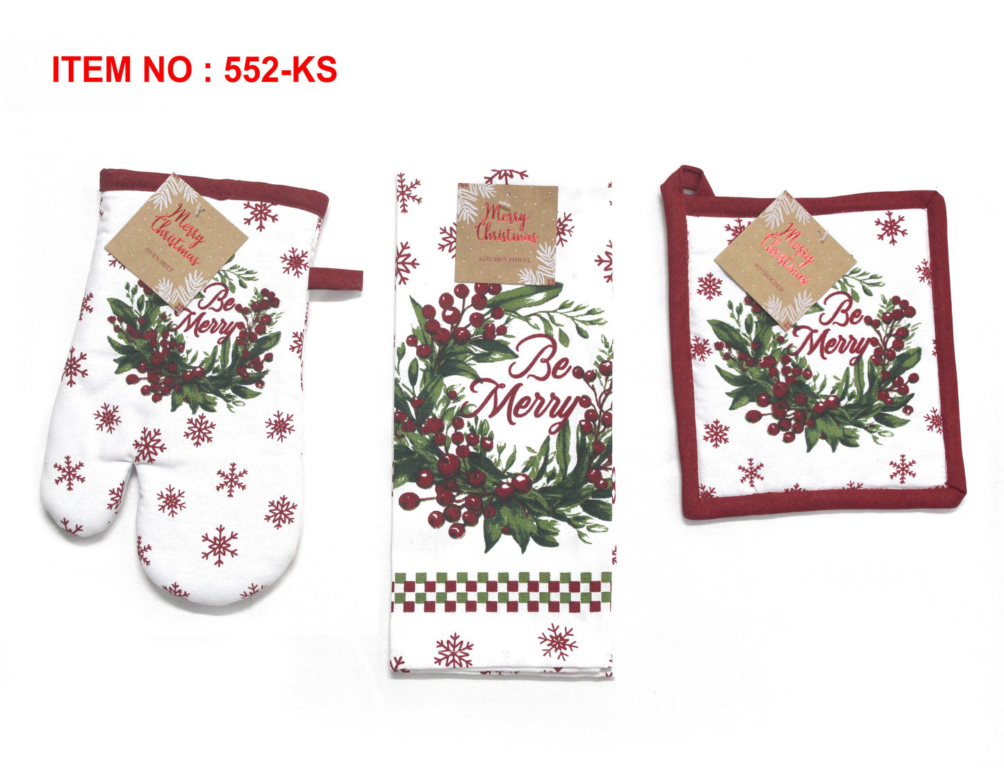 Wreath Snowflake Kitchen Items