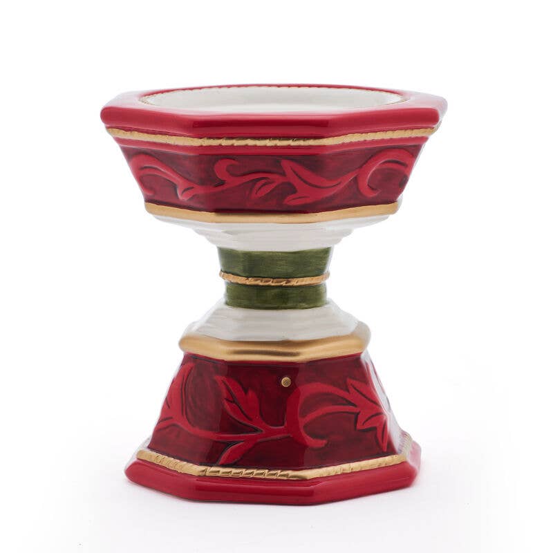 Fitz & Floyd Telluride 5.75in Pillar Candle Holder, Gift Box