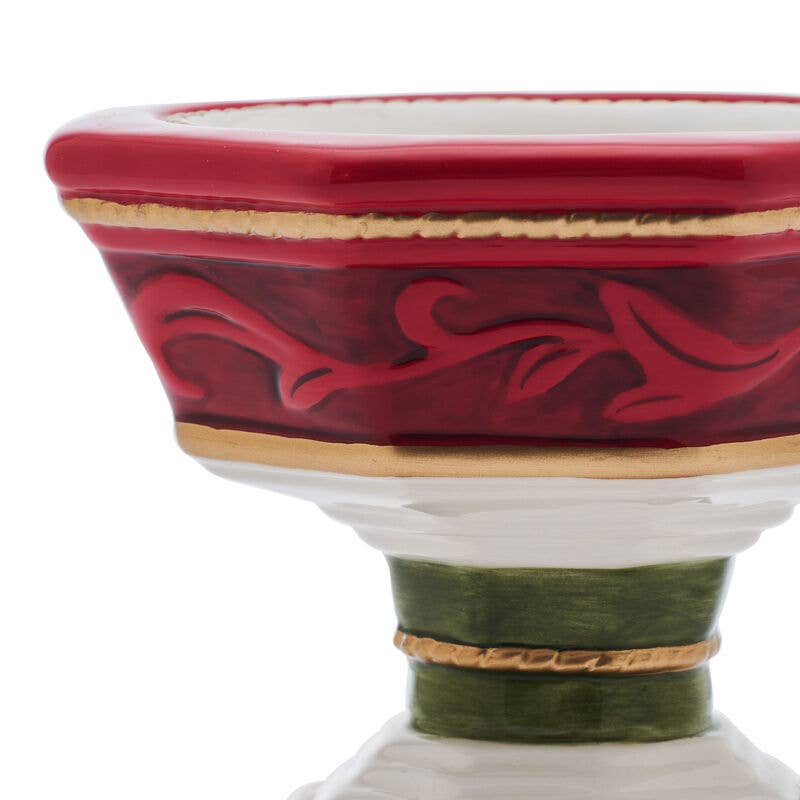 Fitz & Floyd Telluride 5.75in Pillar Candle Holder, Gift Box